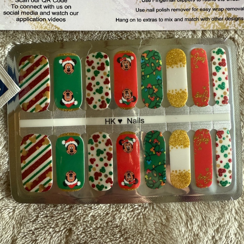 Disney Mickey’s Very Merry Christmas Party Nail Wraps